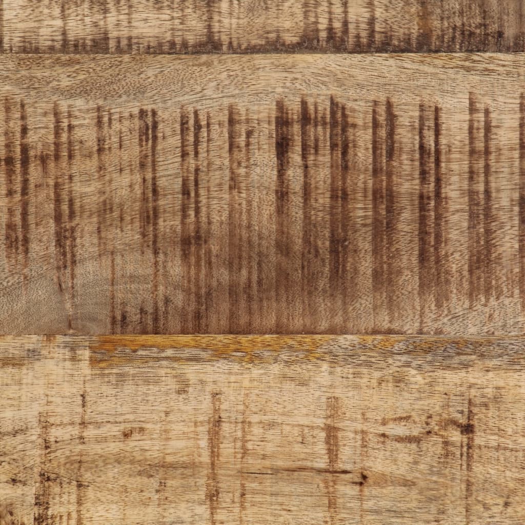 Table basse 80x50x40 cm bois de manguier massif brut - XIOS