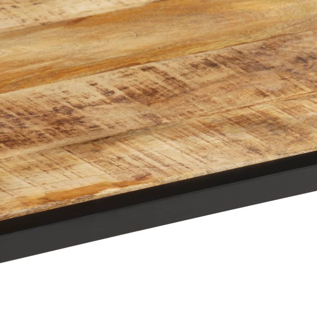 Table basse 55x55x45 cm bois de manguier massif brut - XIOS