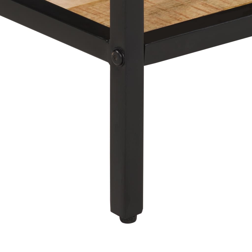 Table basse 55x55x45 cm bois de manguier massif brut - XIOS