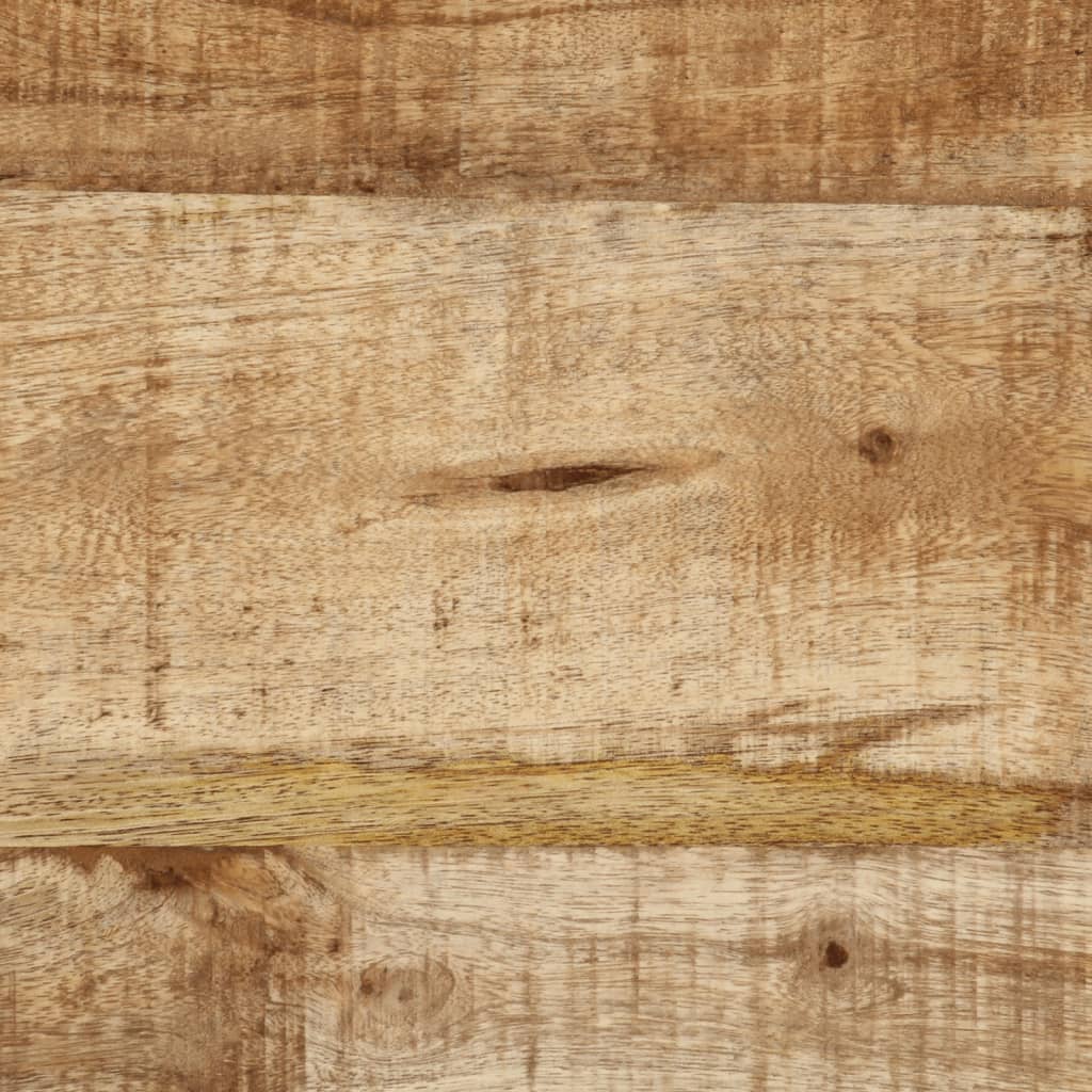 Table basse 55x55x45 cm bois de manguier massif brut - XIOS