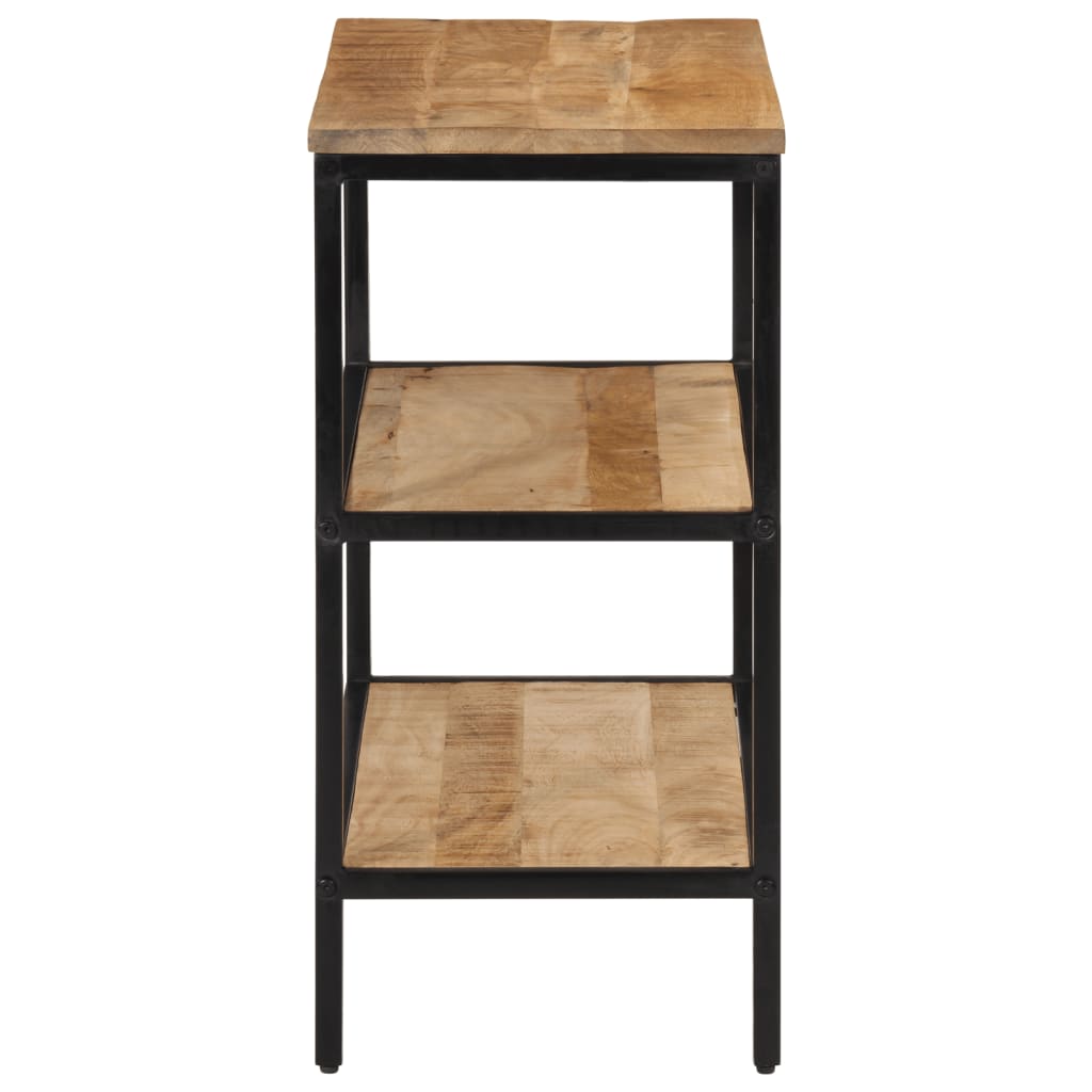 Table console 70x35x70 cm bois de manguier massif brut - XIOS