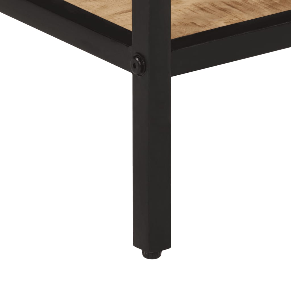Table console 70x35x70 cm bois de manguier massif brut - XIOS