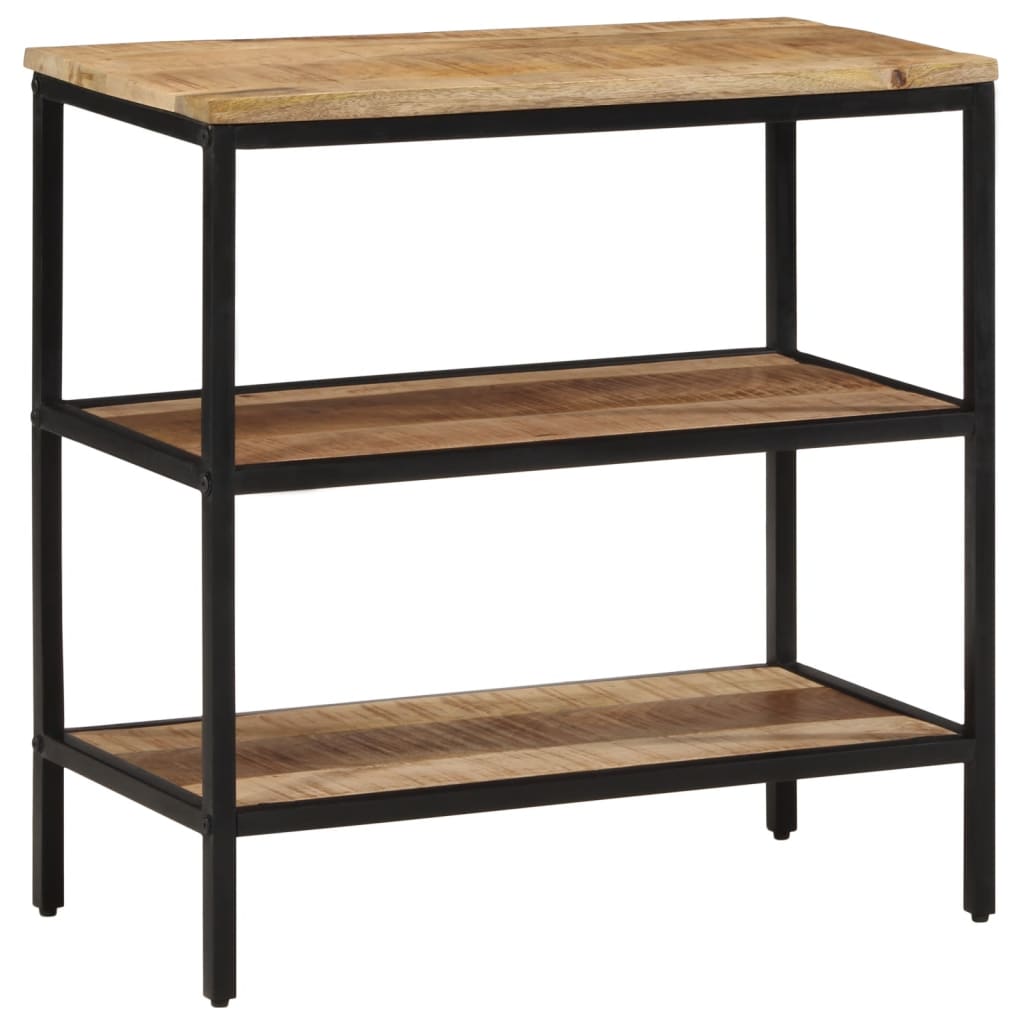 Table console 70x35x70 cm bois de manguier massif brut - XIOS