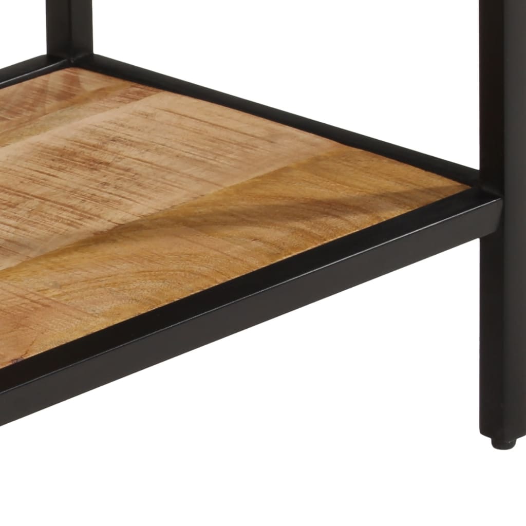 Table console 100x35x70 cm bois de manguier massif brut - XIOS