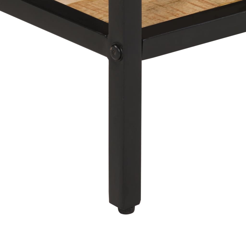 Table console 100x35x70 cm bois de manguier massif brut - XIOS