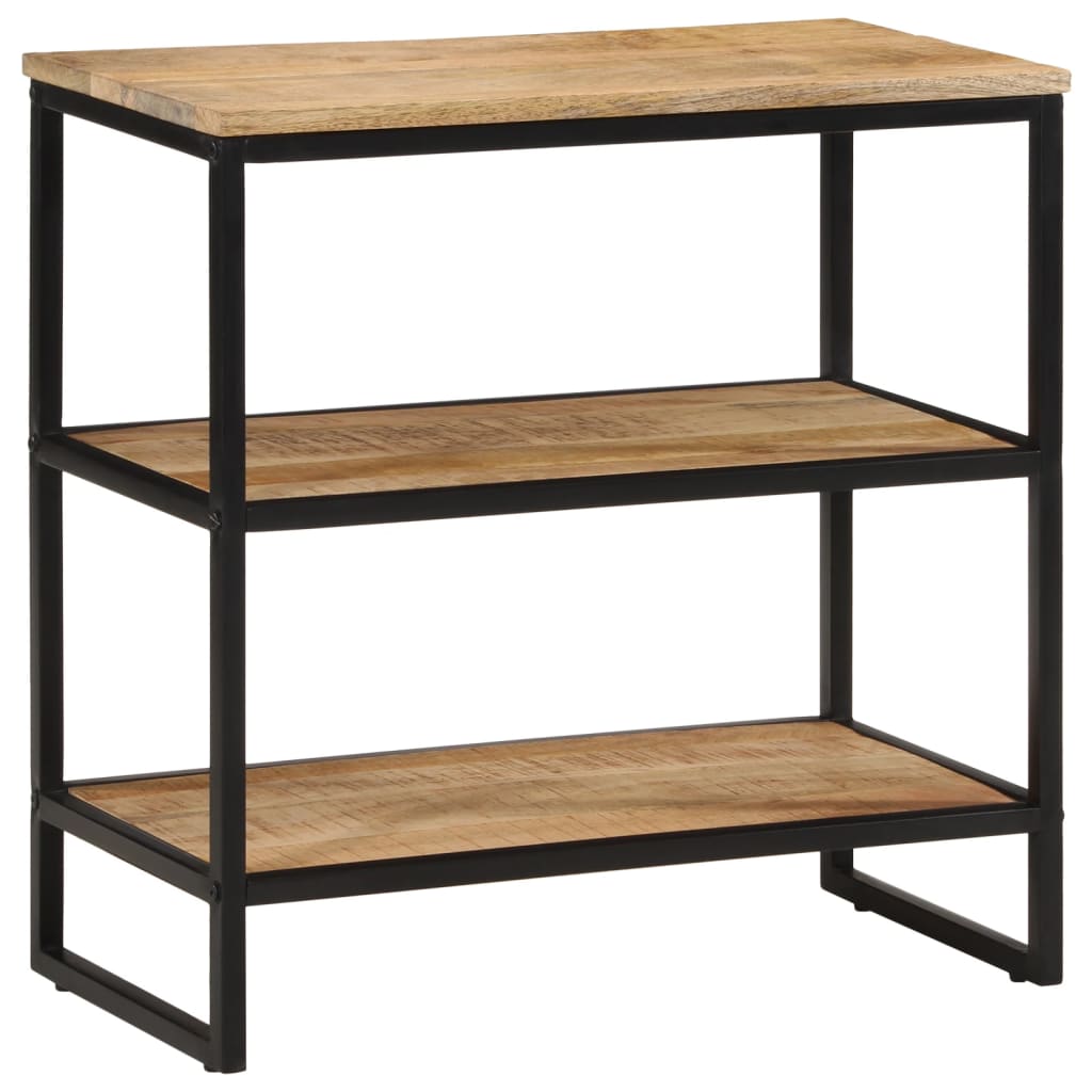 Table console 70x35x70 cm bois de manguier massif brut - XIOS