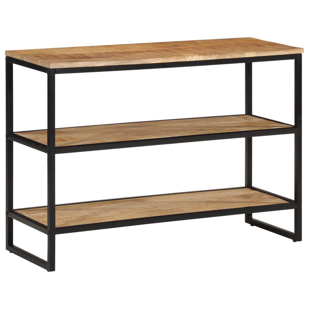 Table console 100x35x70 cm bois de manguier massif brut - XIOS