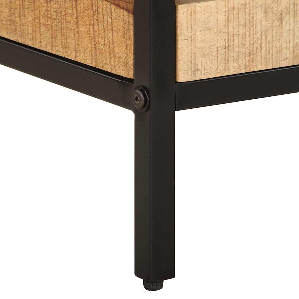 Table d'appoint Marron 35 x 35 x 45 cm bois de manguier massif - XIOS