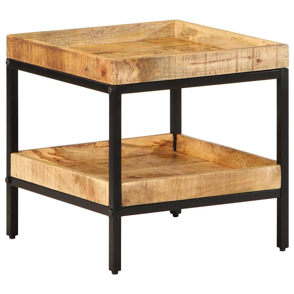 Table d'appoint Marron 45 x 45 x 45 cm bois de manguier massif - XIOS