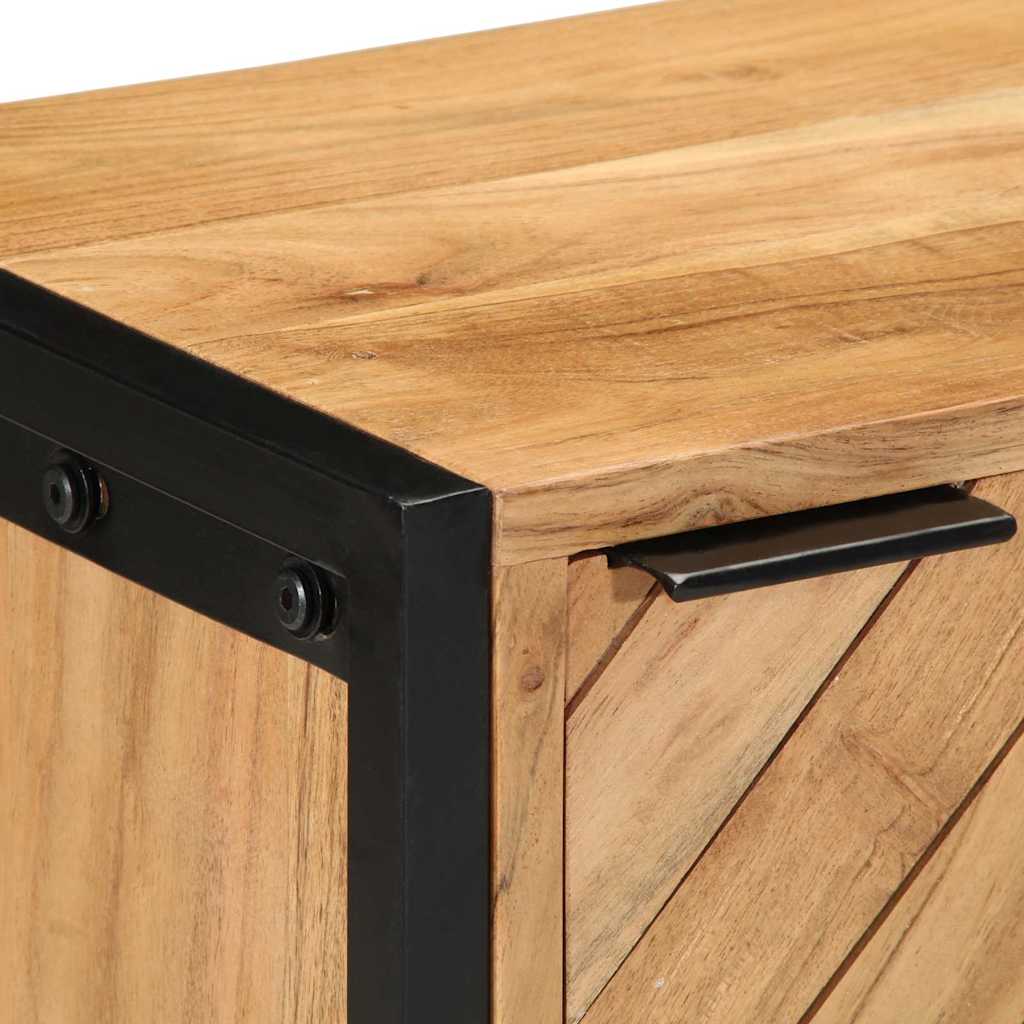 Cabinet de chevet Marron 40 x 30 x 50 cm Bois d'acacia massif - XIOS