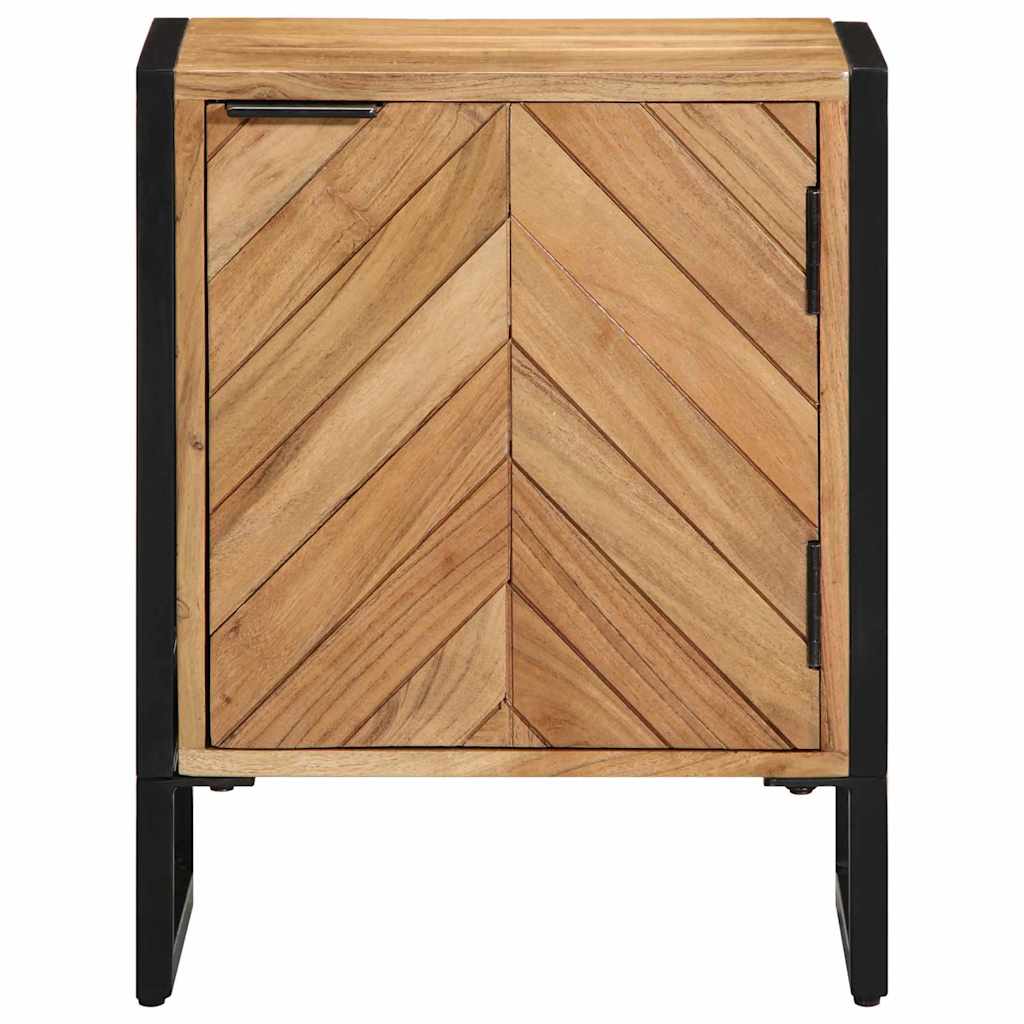 Cabinet de chevet Marron 40 x 30 x 50 cm Bois d'acacia massif - XIOS