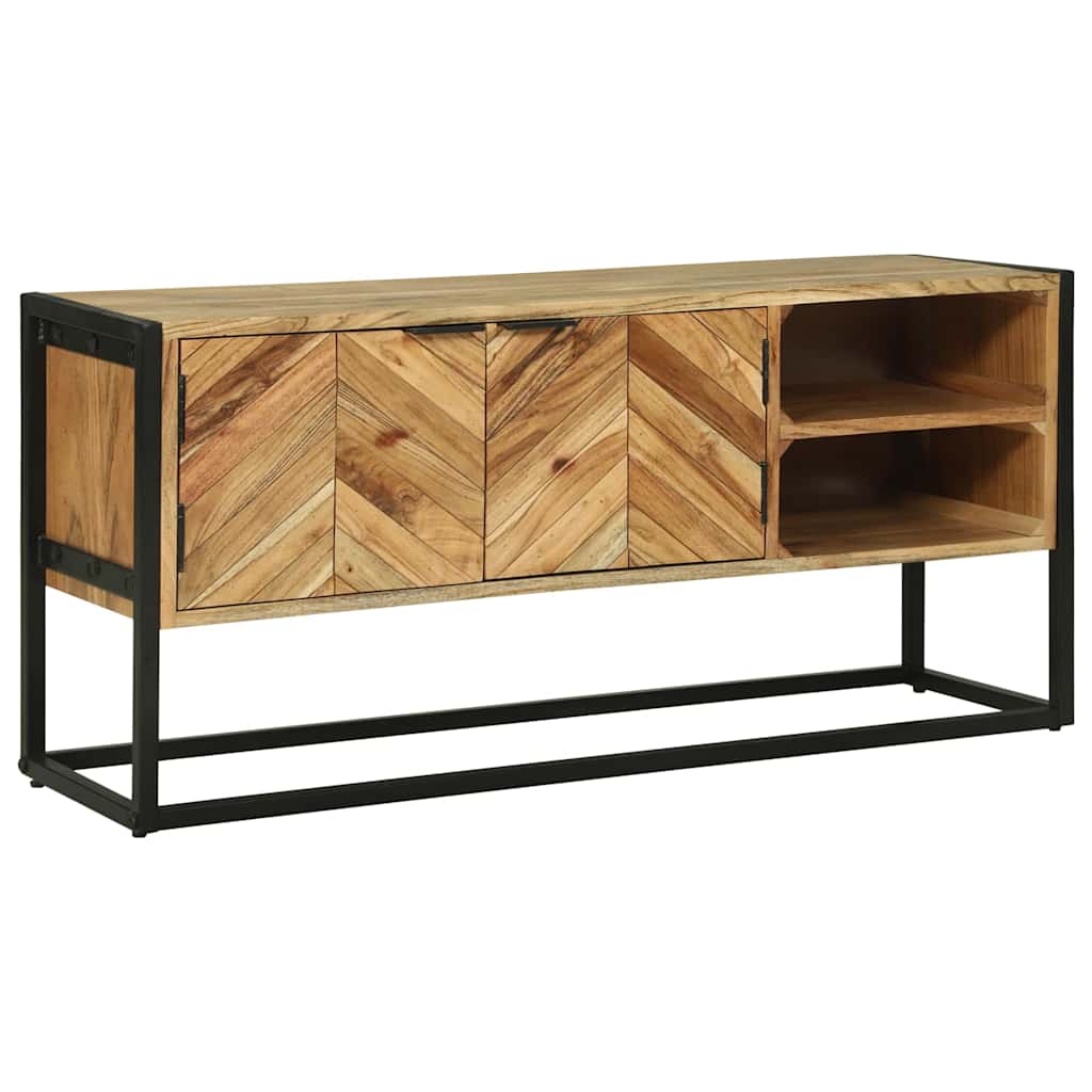 Meuble TV Marron 110 x 30 x 50 cm Bois d'acacia massif - XIOS