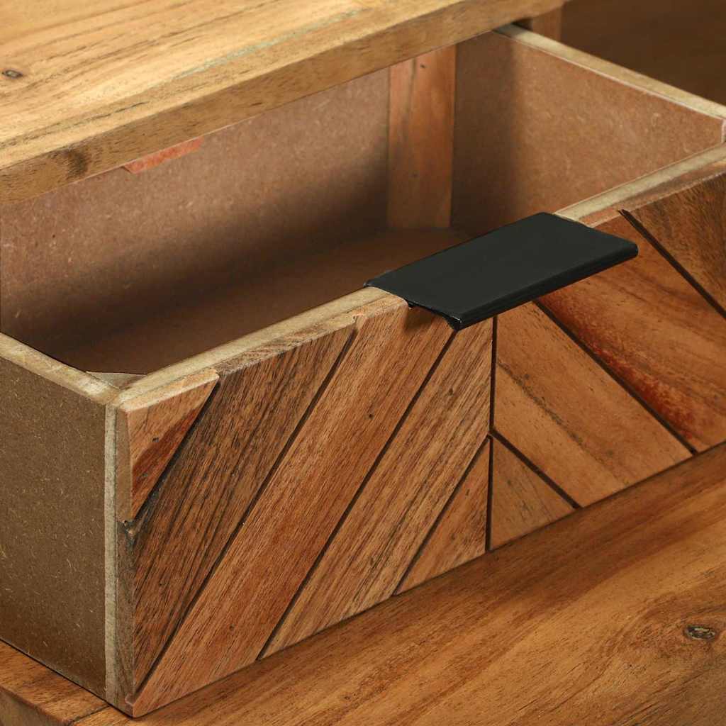 Bureau avec tiroir Marron 110 x 50 x 87 cm Bois d'acacia massif - XIOS