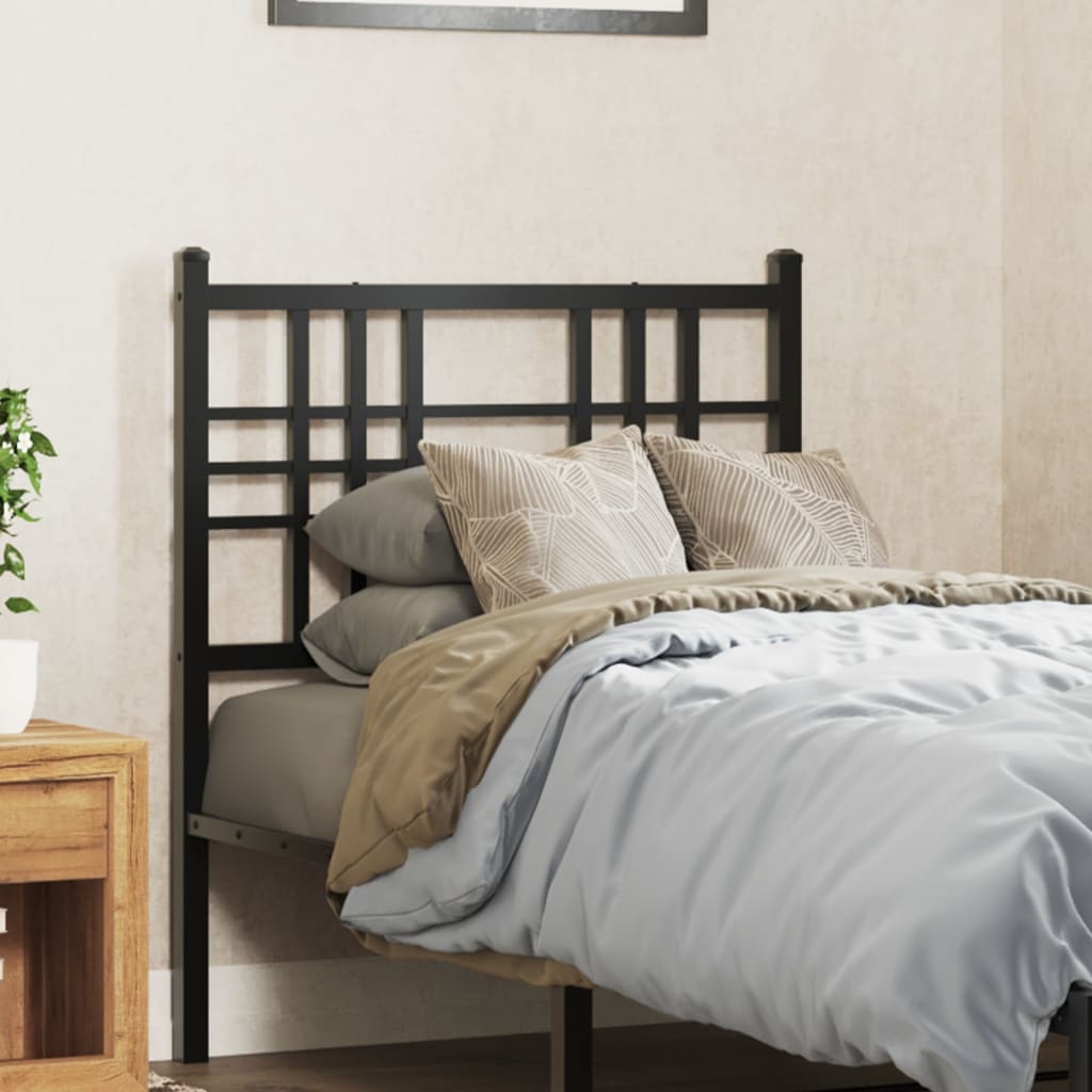 Tête de lit métal noir 75 cm - XIOS