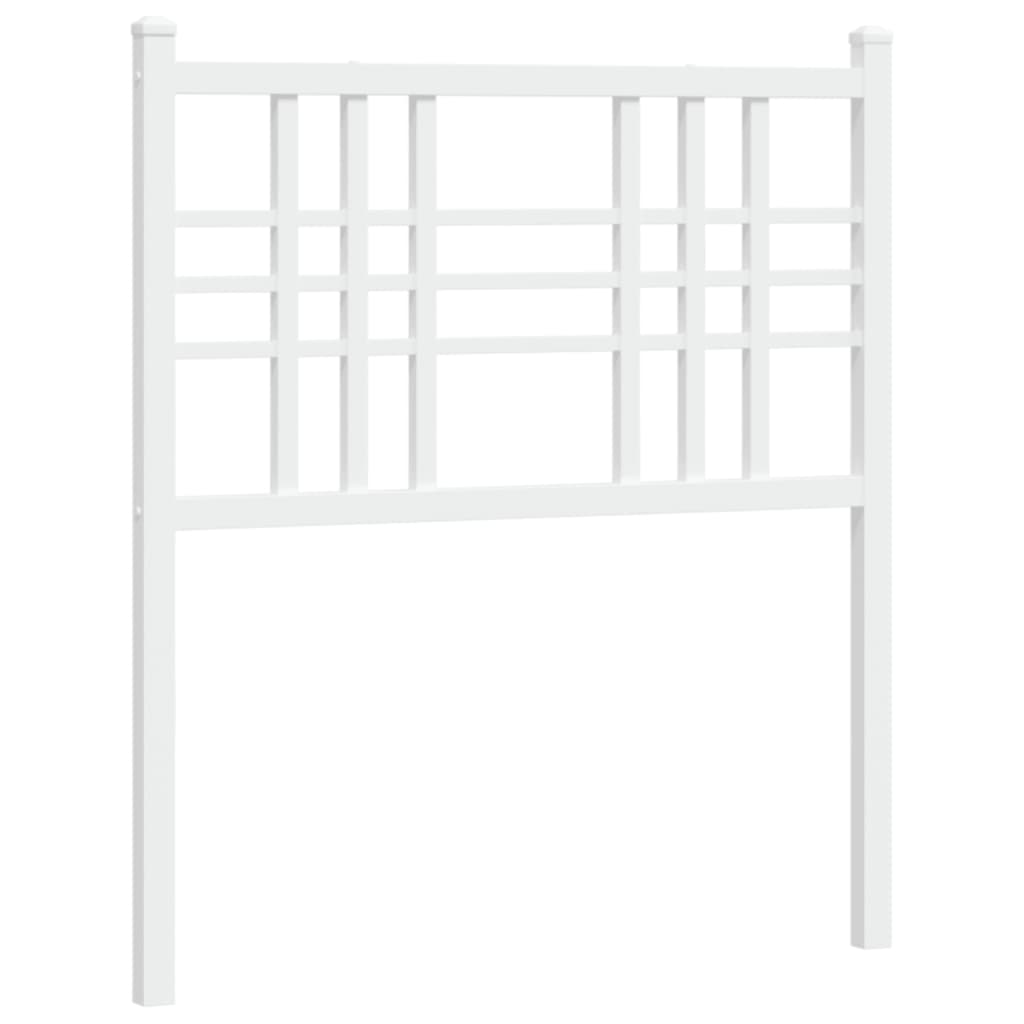 Tête de lit métal blanc 75 cm - XIOS