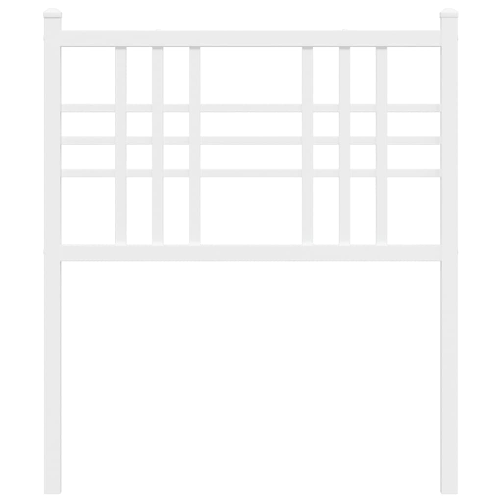 Tête de lit métal blanc 75 cm - XIOS