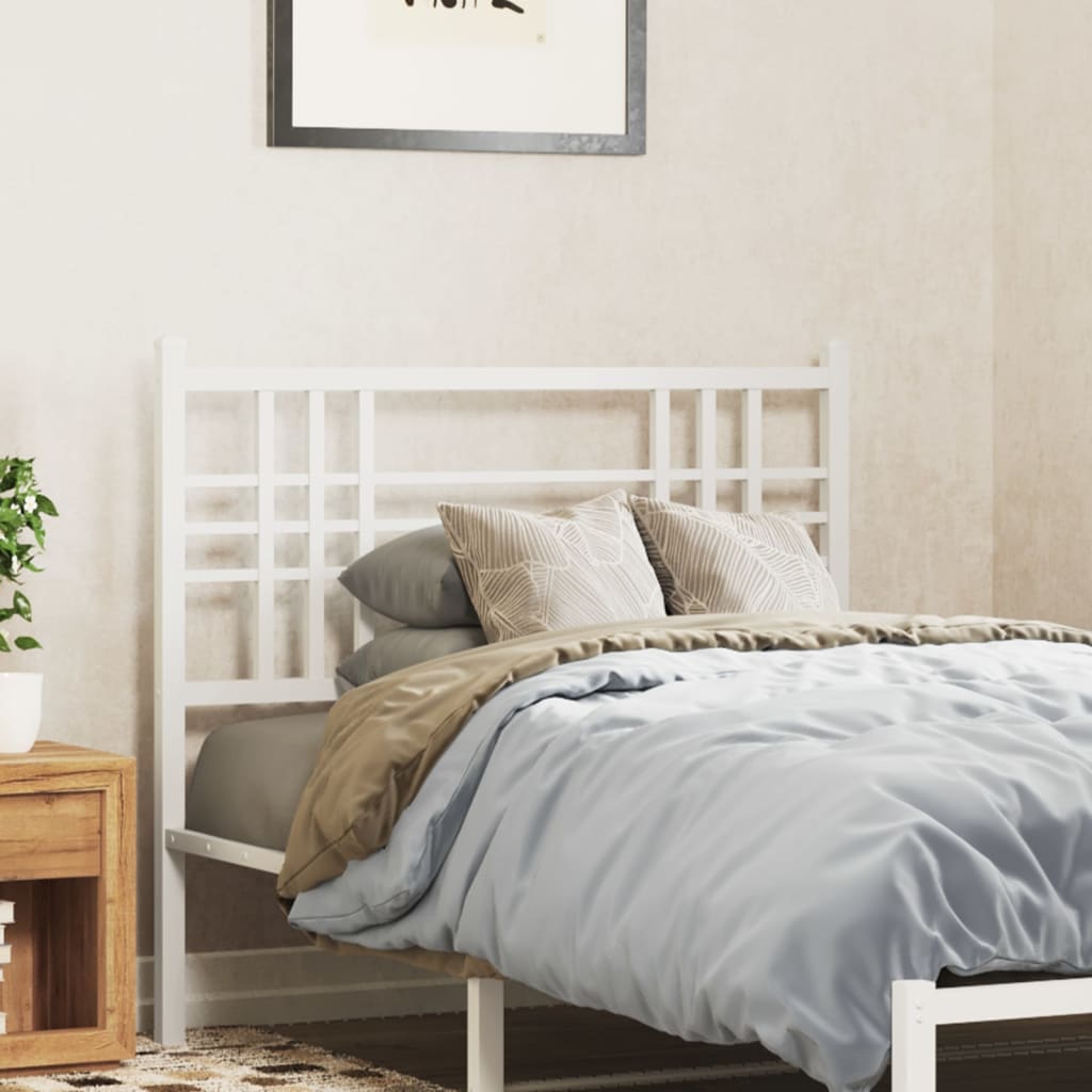 Tête de lit métal blanc 100 cm - XIOS