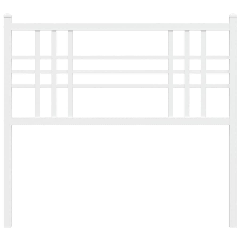 Tête de lit métal blanc 100 cm - XIOS