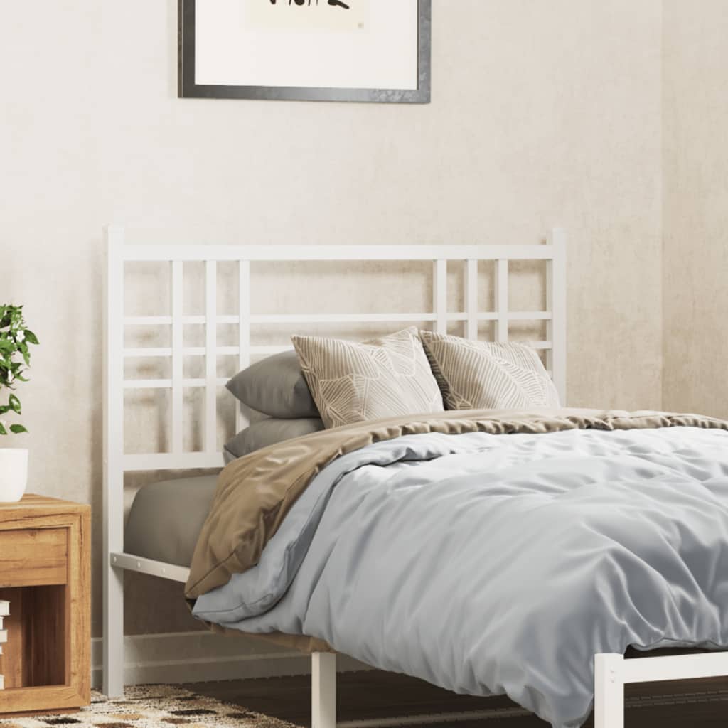 Tête de lit métal blanc 100 cm - XIOS