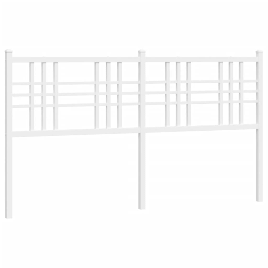 Tête de lit métal blanc 150 cm - XIOS