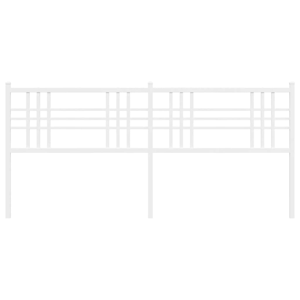 Tête de lit métal blanc 180 cm - XIOS