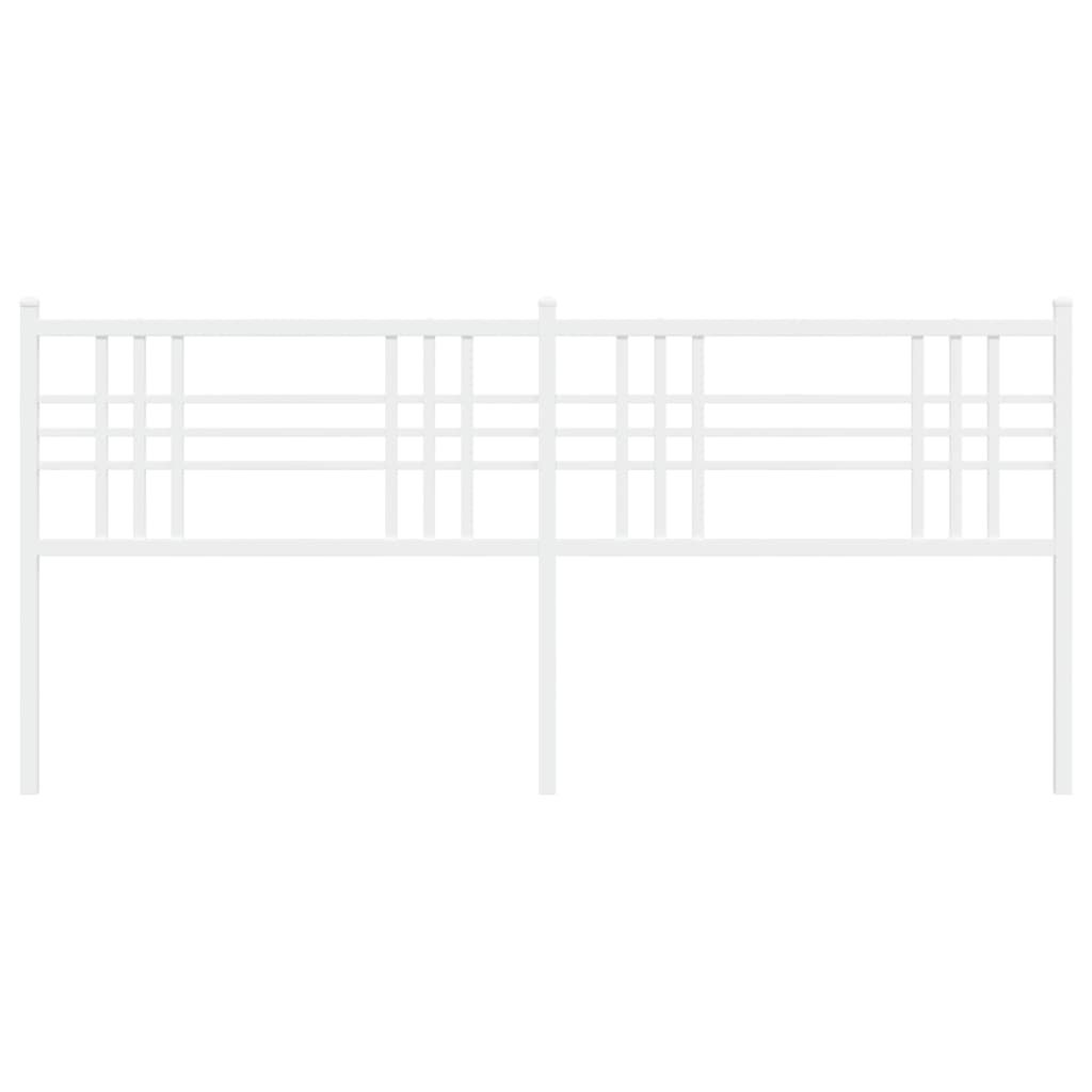 Tête de lit métal blanc 200 cm - XIOS