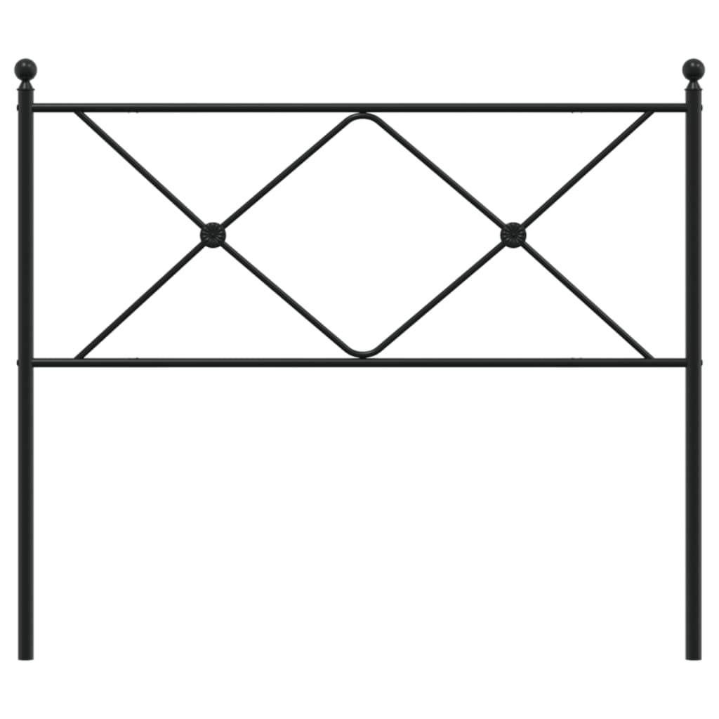 Tête de lit métal noir 100 cm - XIOS