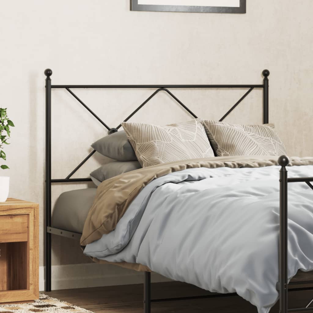 Tête de lit métal noir 100 cm - XIOS