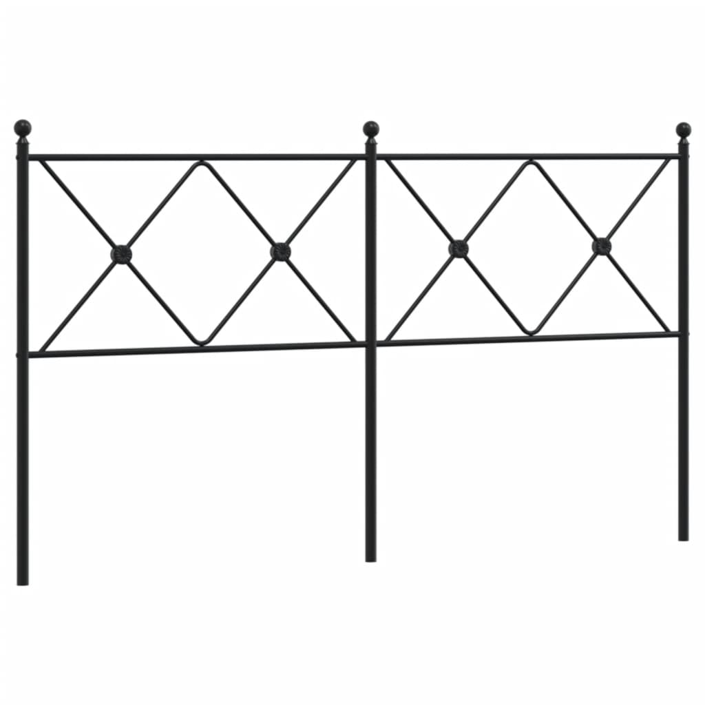 Tête de lit métal noir 160 cm - XIOS