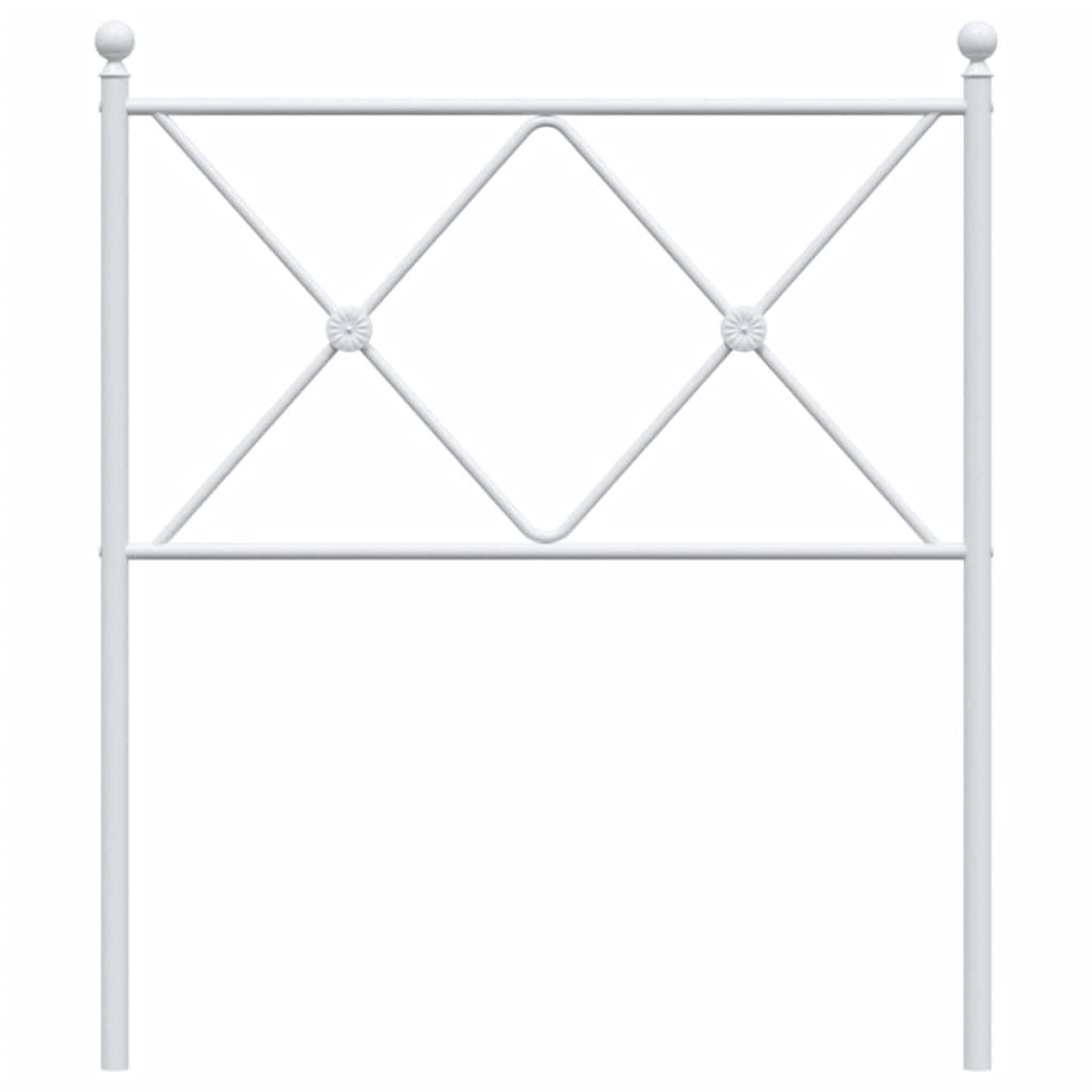 Tête de lit métal blanc 75 cm - XIOS