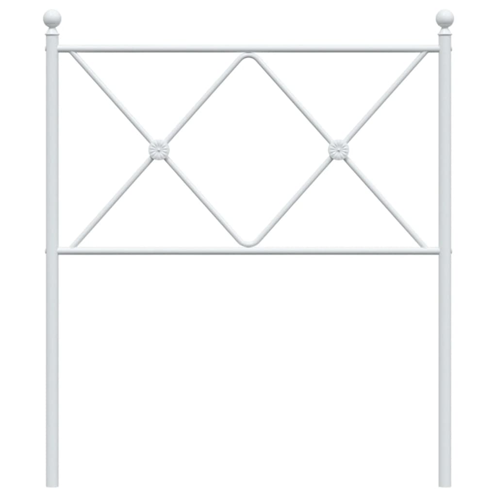 Tête de lit métal blanc 80 cm - XIOS