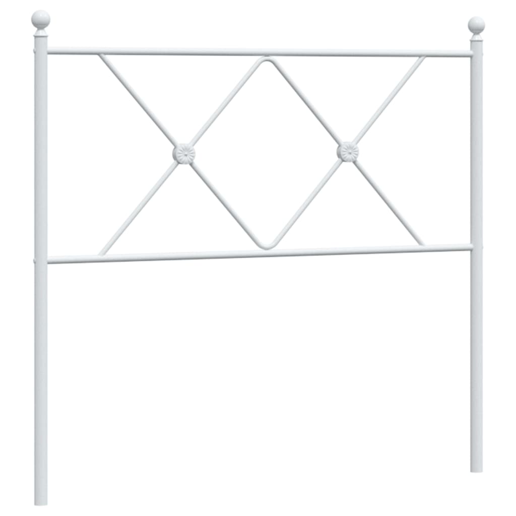 Tête de lit métal blanc 90 cm - XIOS