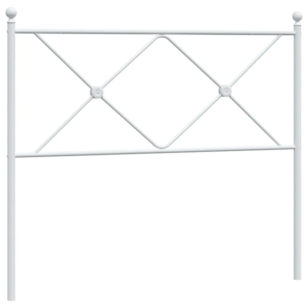 Tête de lit métal blanc 100 cm - XIOS