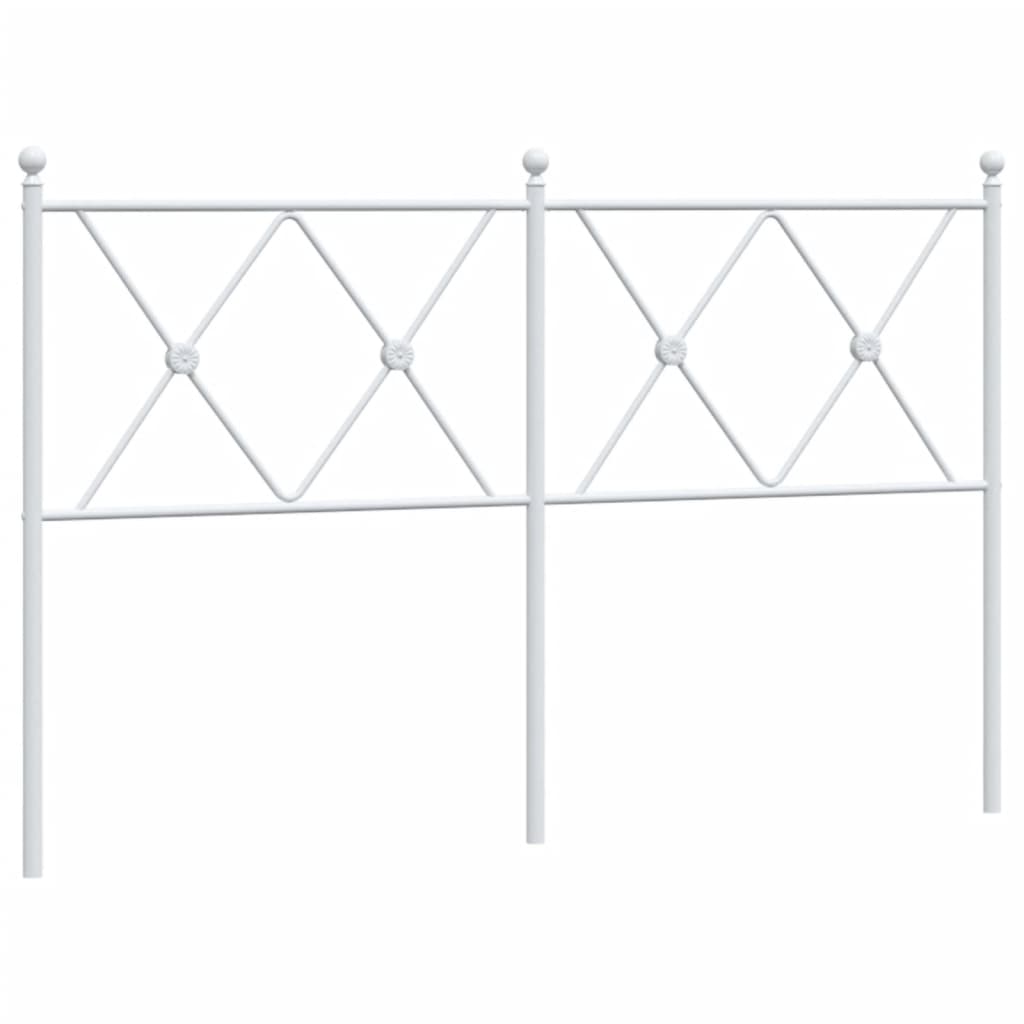 Tête de lit métal blanc 140 cm - XIOS