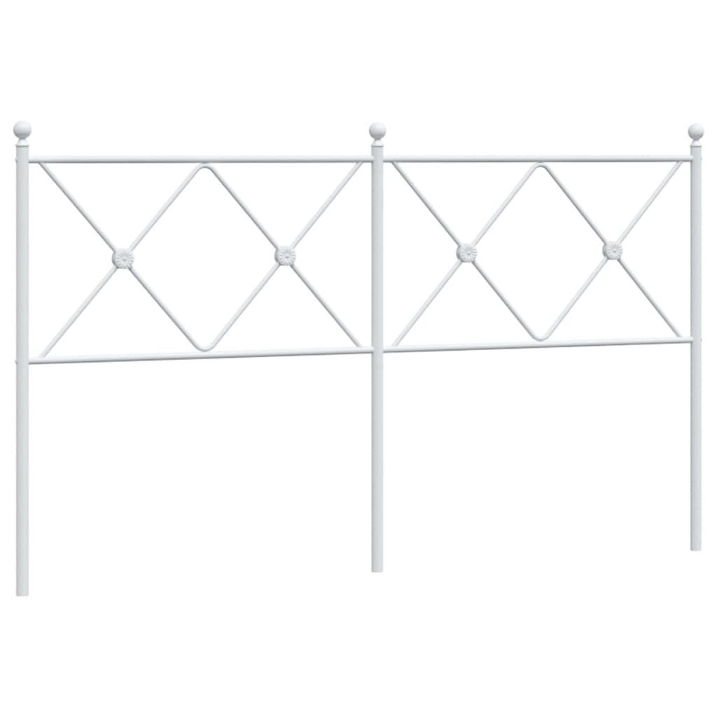 Tête de lit métal blanc 150 cm - XIOS