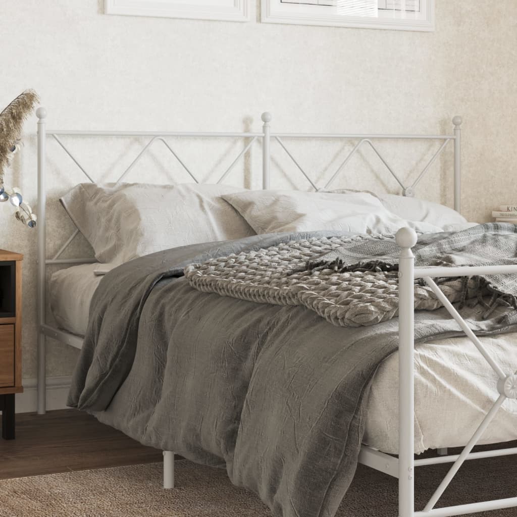 Tête de lit métal blanc 160 cm - XIOS
