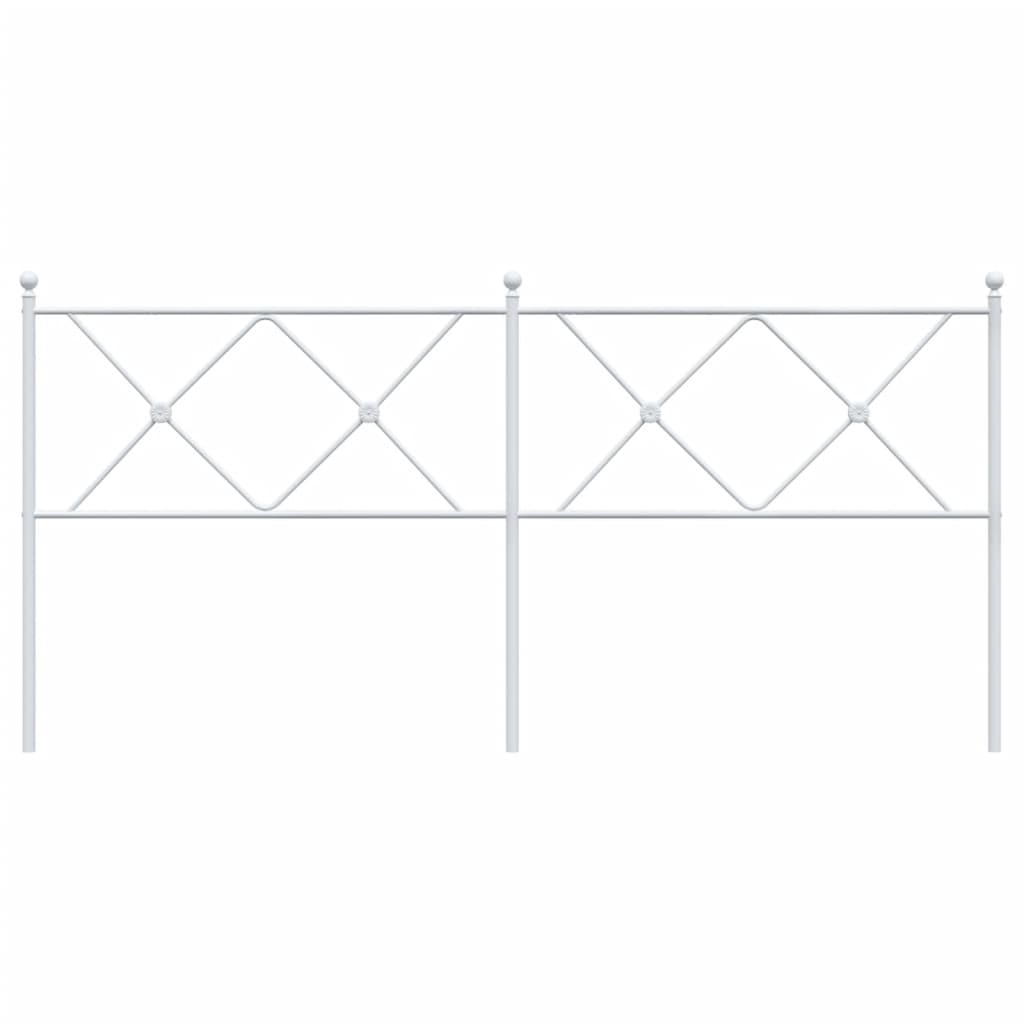 Tête de lit métal blanc 180 cm - XIOS
