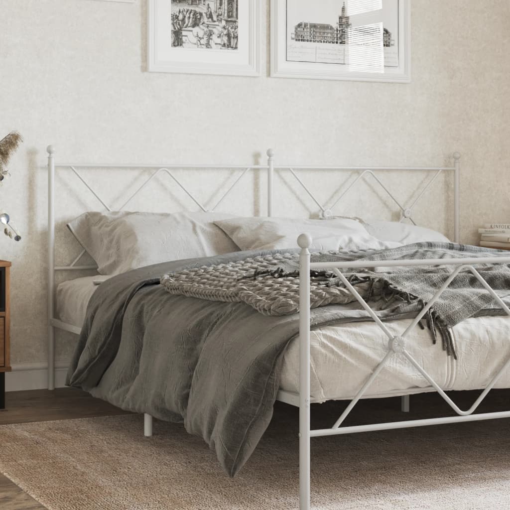Tête de lit métal blanc 180 cm - XIOS