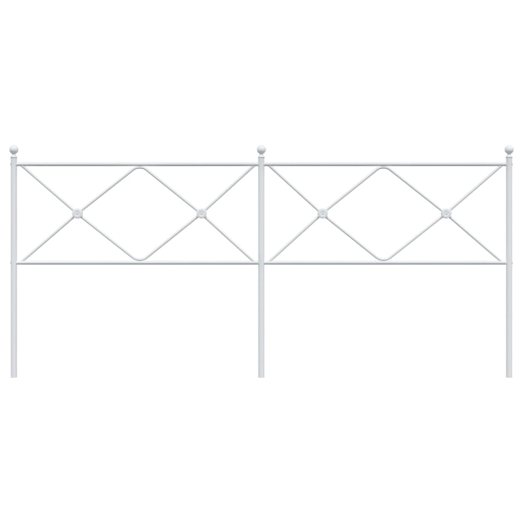 Tête de lit métal blanc 200 cm - XIOS