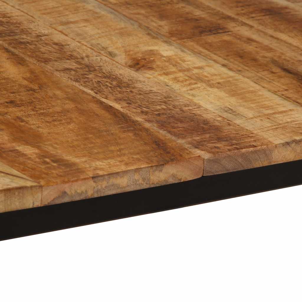 Table à manger 160x80x75 cm bois de manguier massif brut - XIOS