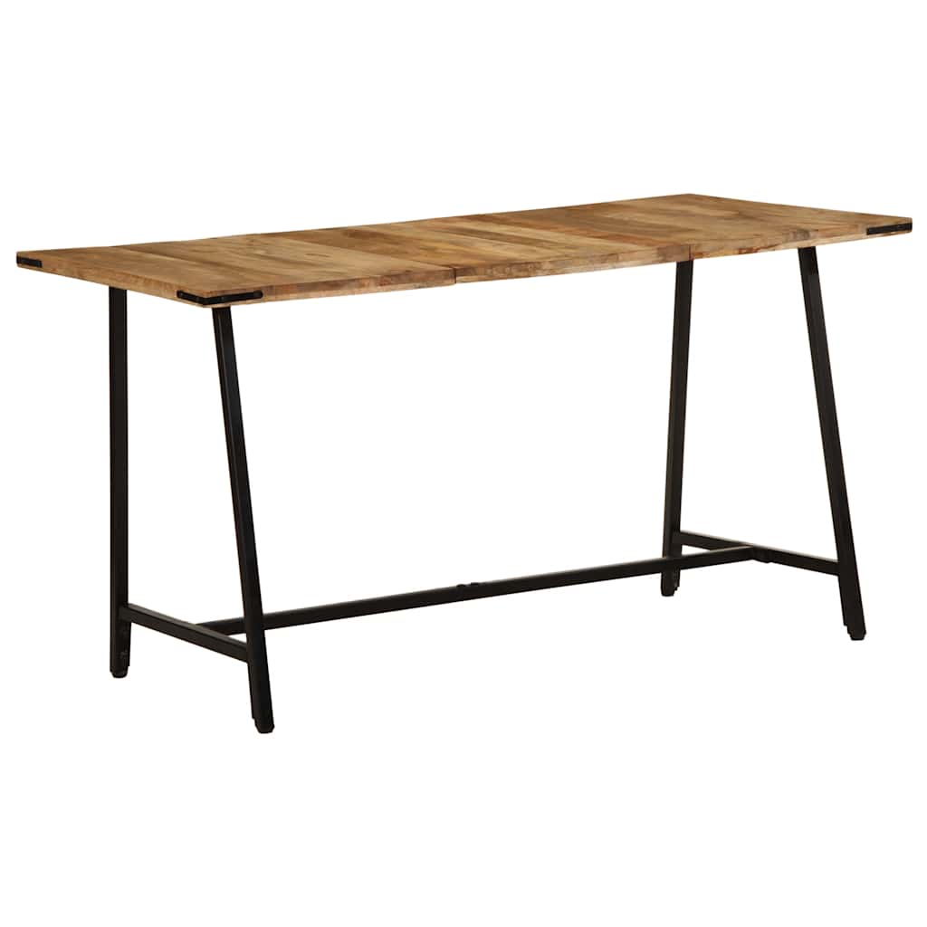 Table à manger 140x70x75 cm bois de manguier massif - XIOS