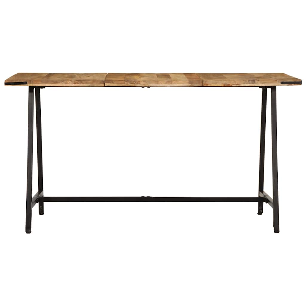 Table à manger 140x70x75 cm bois de manguier massif - XIOS