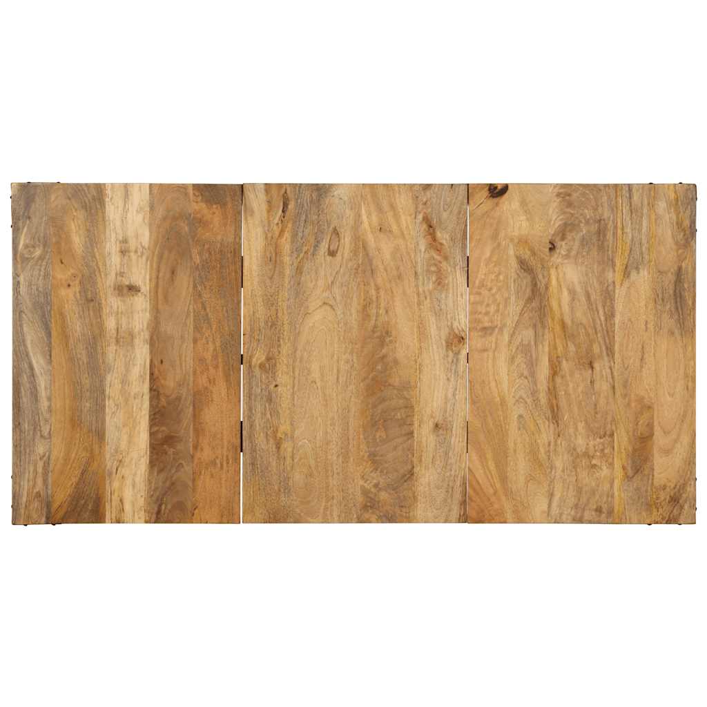Table à manger 140x70x75 cm bois de manguier massif - XIOS