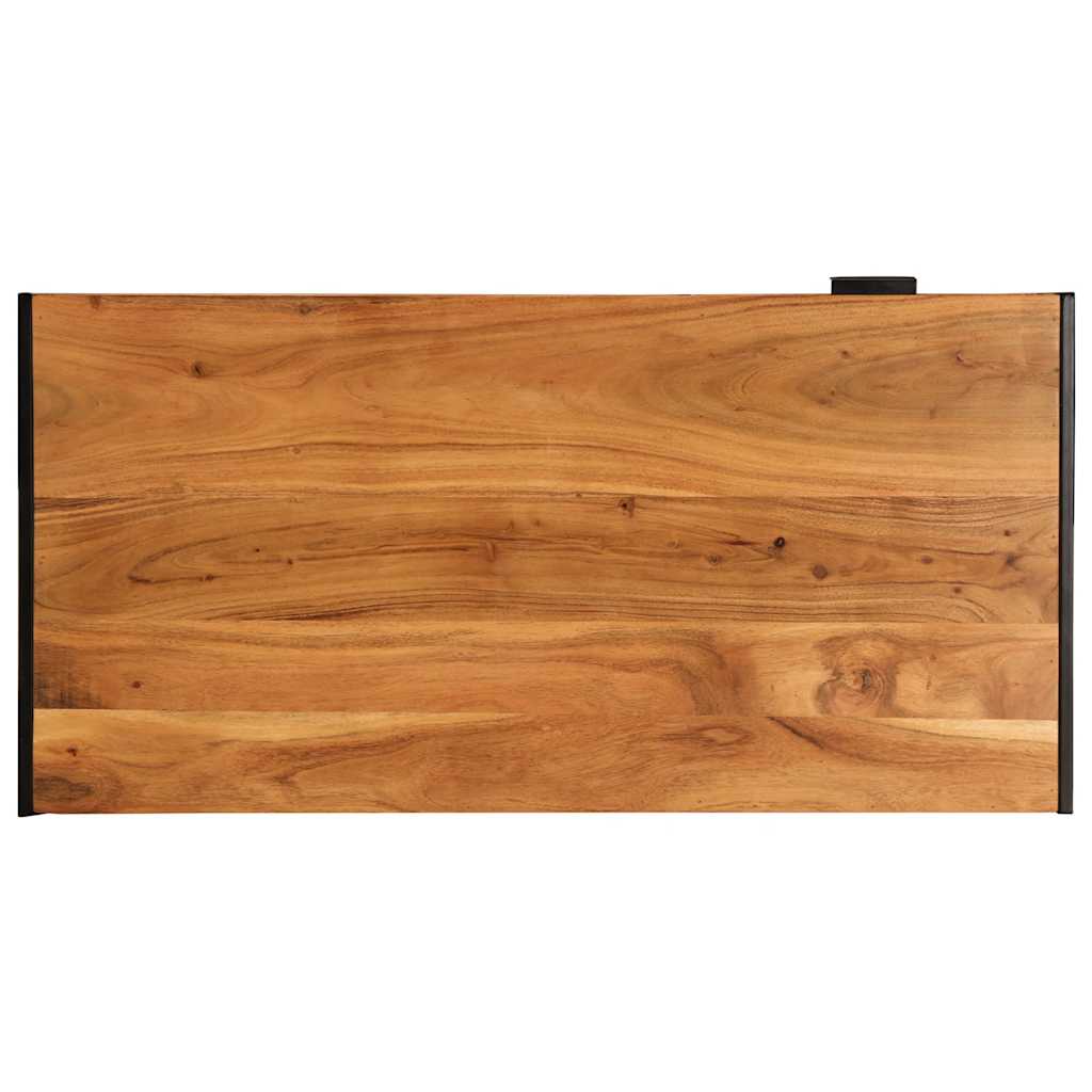 Table basse 110x55x40 cm bois massif d'acacia - XIOS