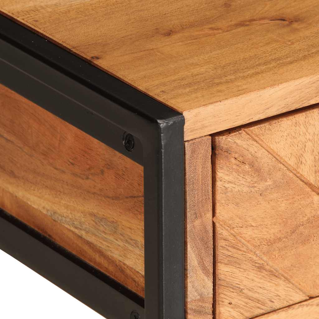 Table basse 110x55x40 cm bois massif d'acacia - XIOS