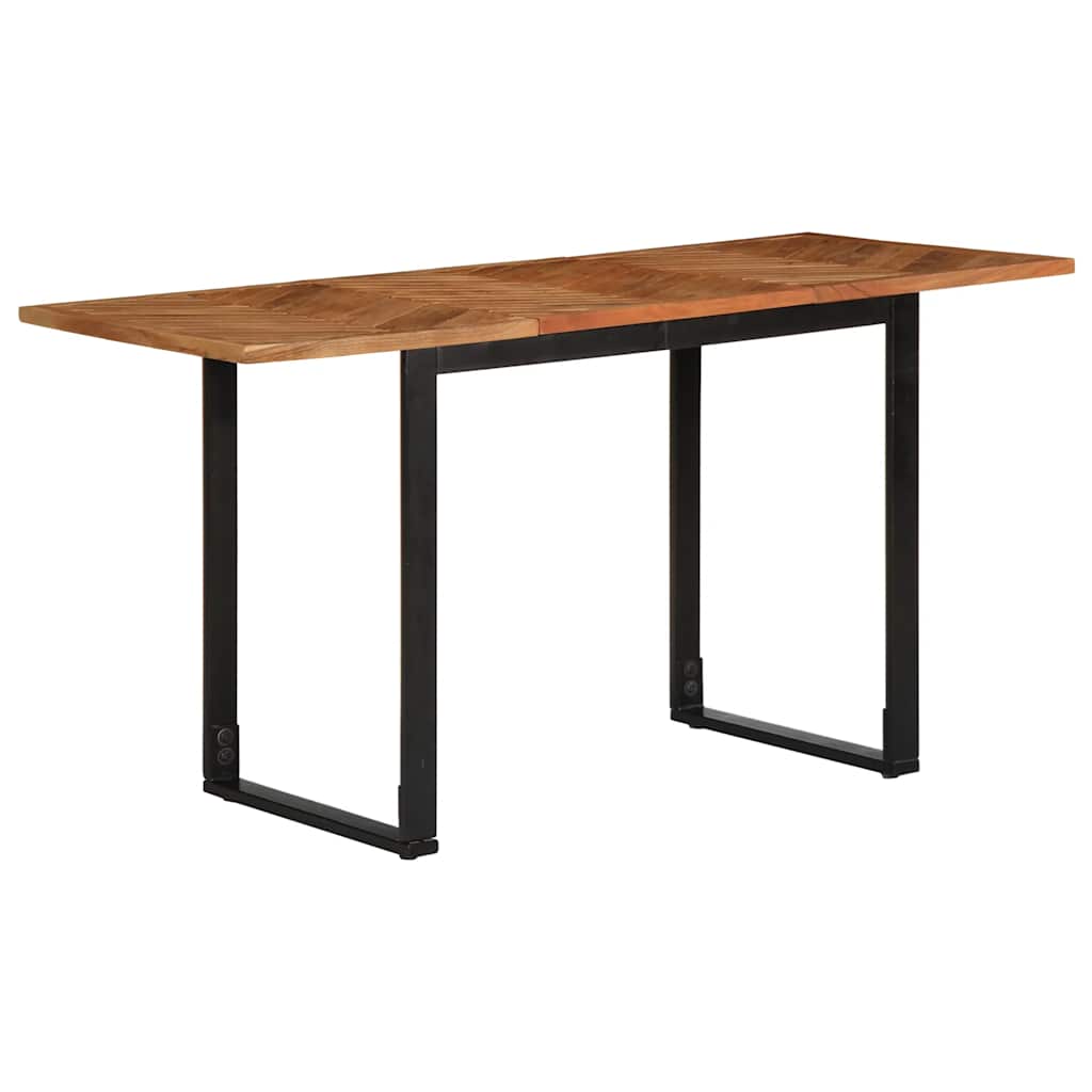 Table à manger 140x70x75 cm bois massif d'acacia - XIOS