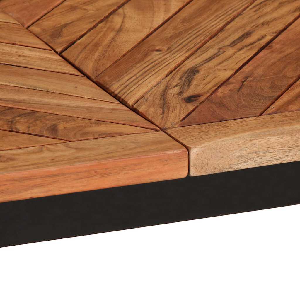 Table à manger 200x100x75 cm bois massif d'acacia - XIOS