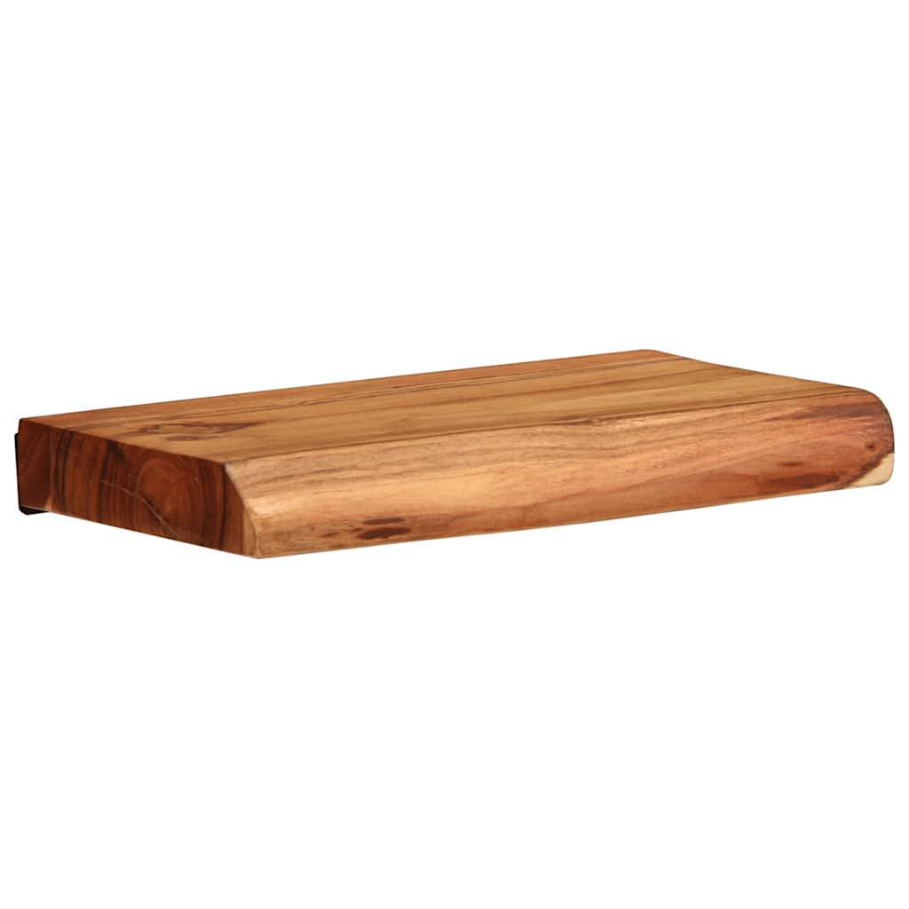 Étagères murales 2 pcs 30x20x3,5 cm bois massif d'acacia - XIOS