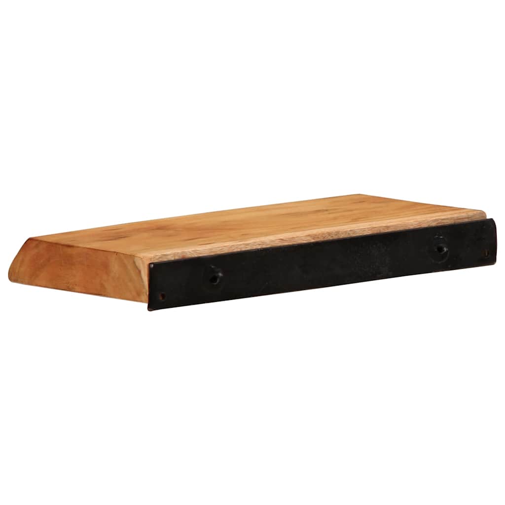 Étagères murales 2 pcs 30x20x3,5 cm bois massif d'acacia - XIOS