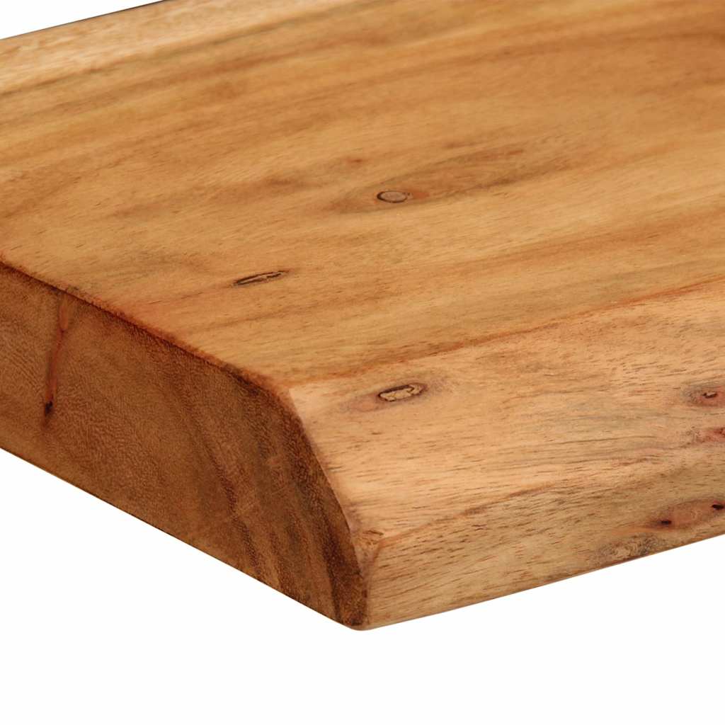 Étagères murales 2 pcs 30x20x3,5 cm bois massif d'acacia - XIOS